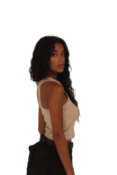 Shooter Beige Tank Top