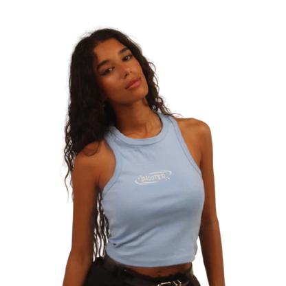 Shooter Baby Blue Tank Top